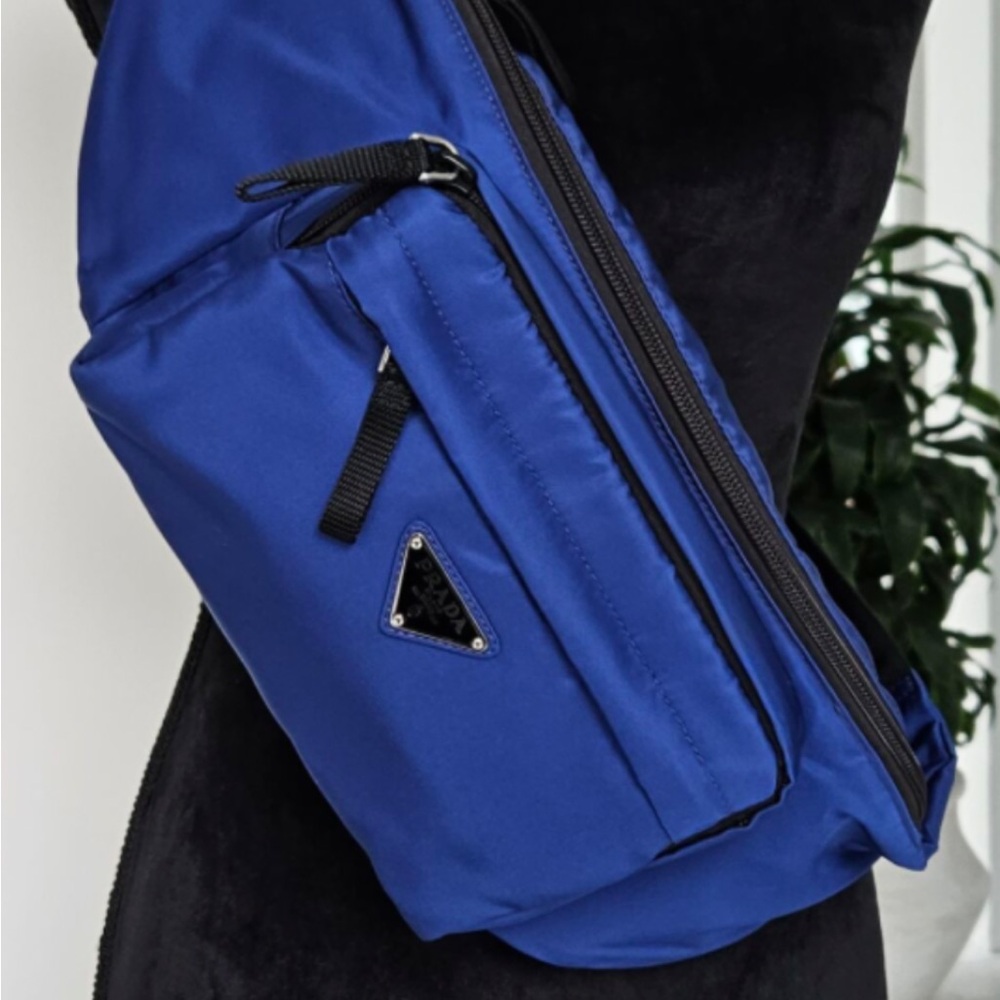 Prada Blue Belt Bag